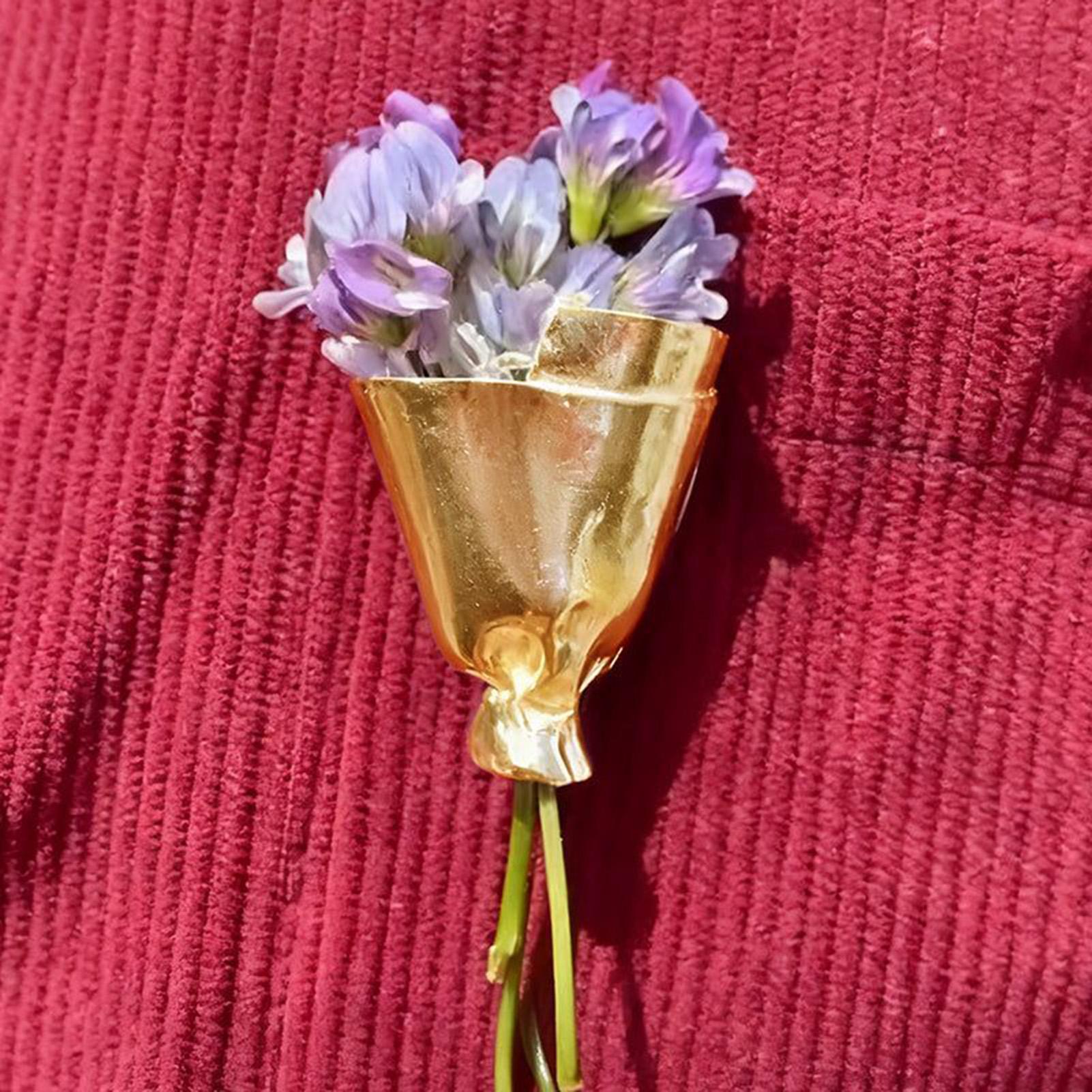 Travel Accessories India - Women Flowers Bouquet Pins Brooch Wearable