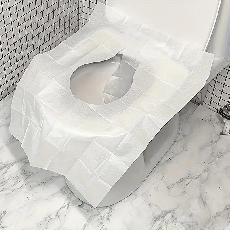 Travel Accessories With Kids - Disposable Toilet Seat Covers, 10pcs Flushable