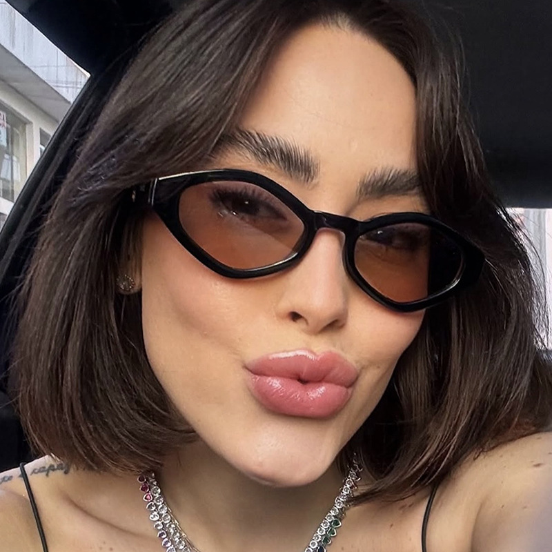 Travel Accessories High End - Diamond sunglasses small frame women's high-end