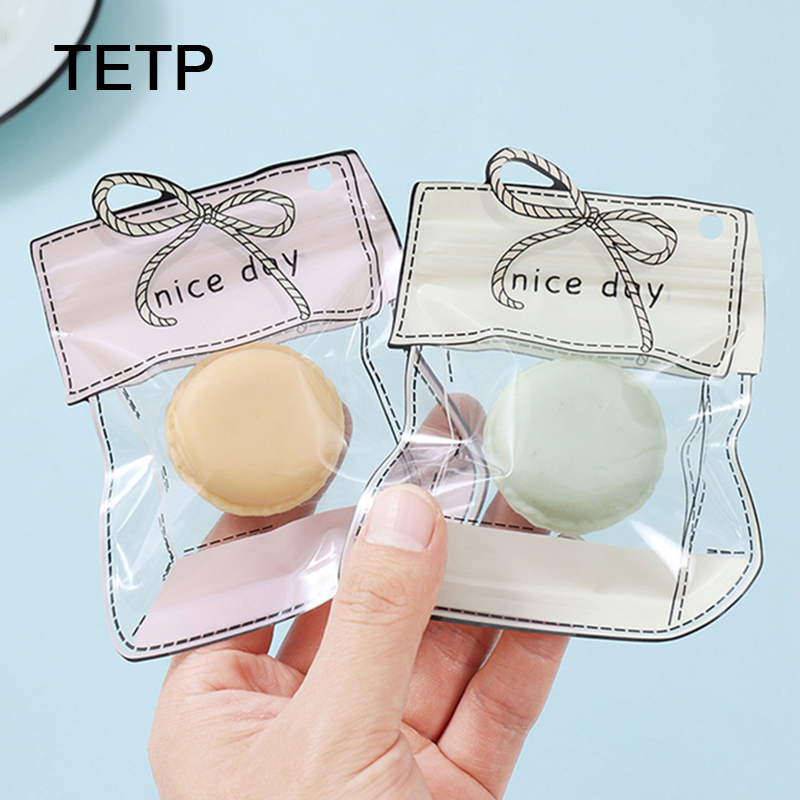 TETP 100Pcs Pink/Green Ziplock - Reusable Zip Bag ulasan dan harga