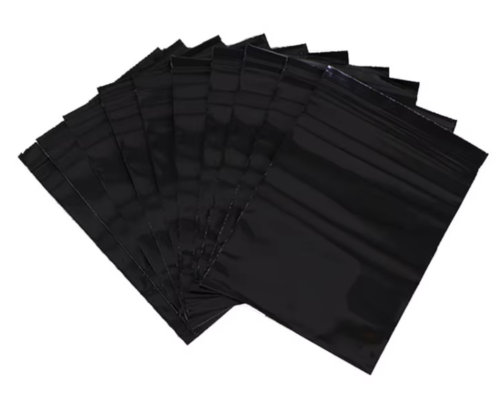 100pcs Black PE  Ziplock Bags  - Reusable Zip Bag ulasan dan harga