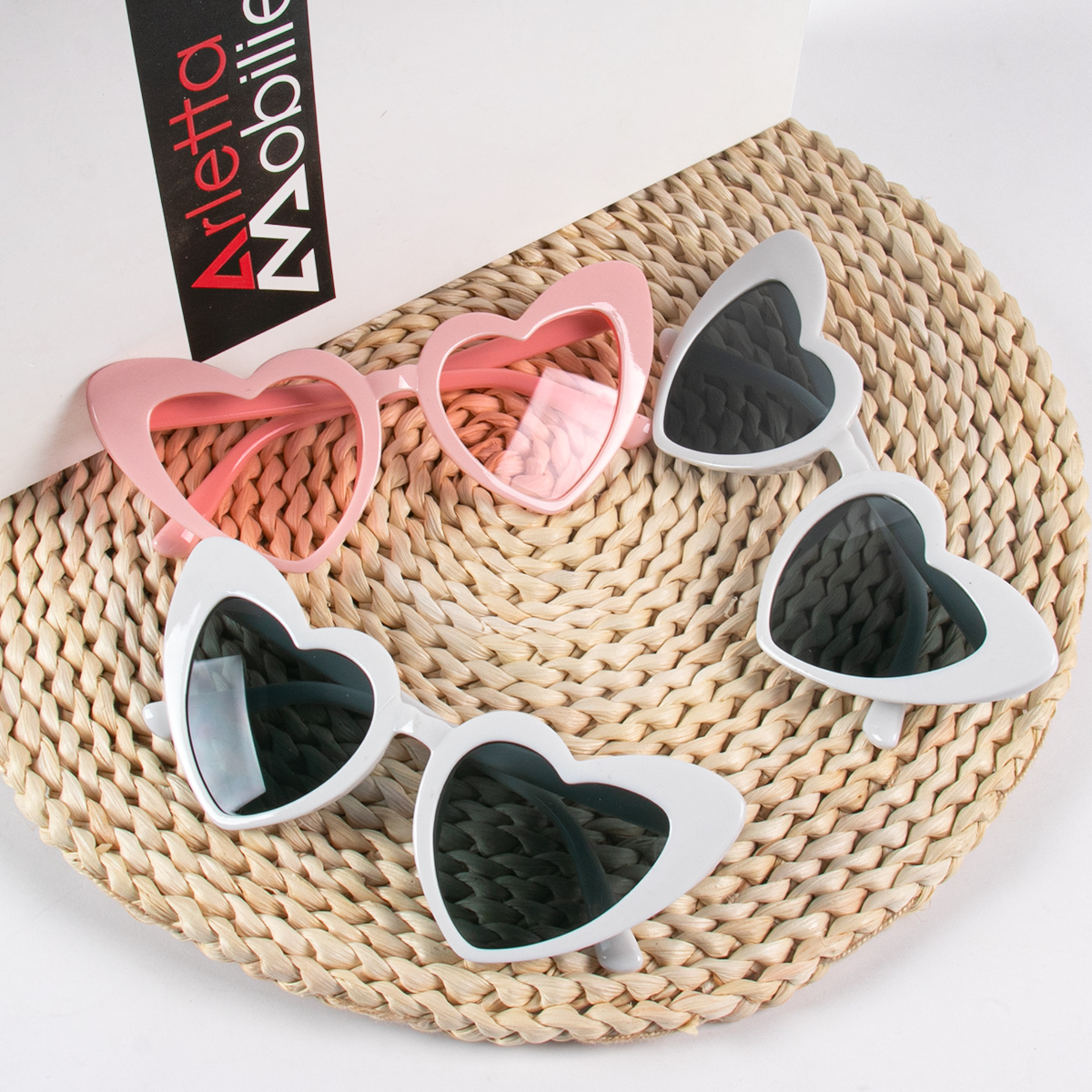 Heart Shaped Sunglasses for Wo - Travel Accessories Shops ulasan dan harga