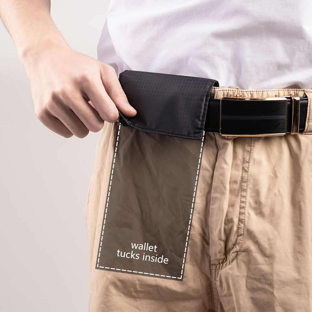 RFID Blocking Money Belt Anti  - Travel Accessories Wallet ulasan dan harga