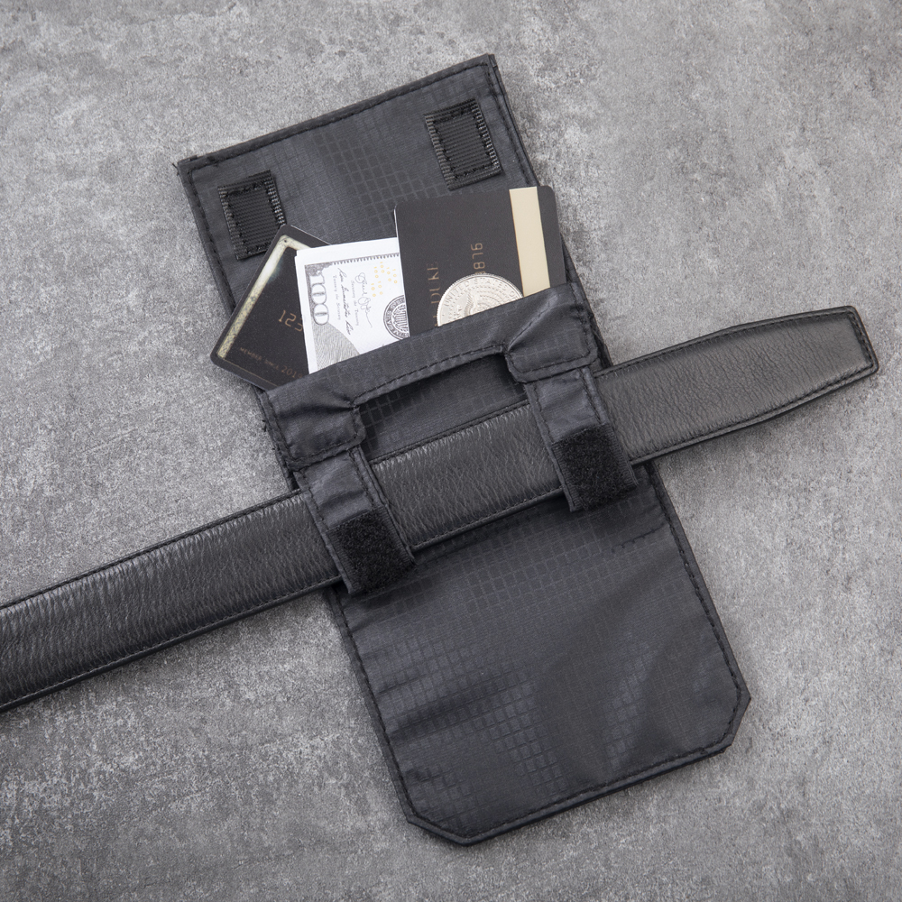 RFID Blocking Money Belt Anti  - Travel Accessories Wallet ulasan dan harga