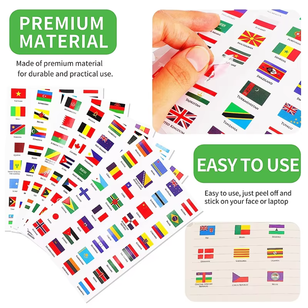 192 Countries World Flag Stick - Travel Z ulasan dan harga
