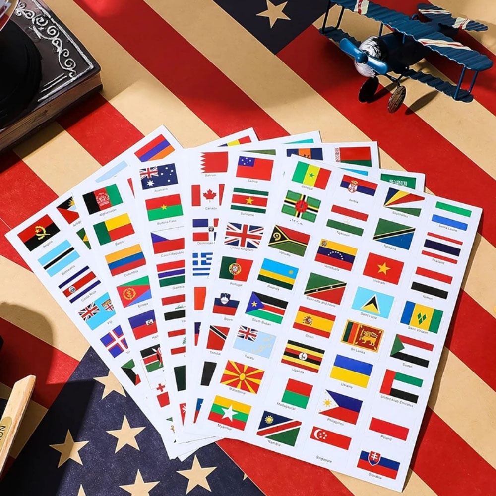 192 Countries World Flag Stick - Travel Z ulasan dan harga