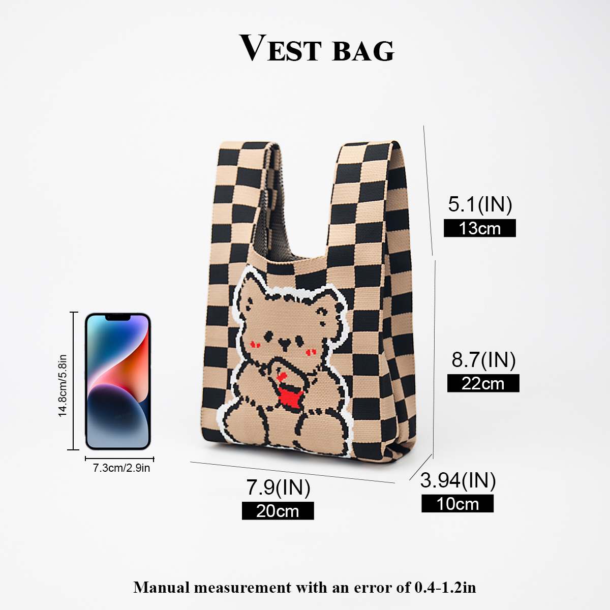 Cute Knitted Handbag for Girls - Travel Accessories Wallet ulasan dan harga