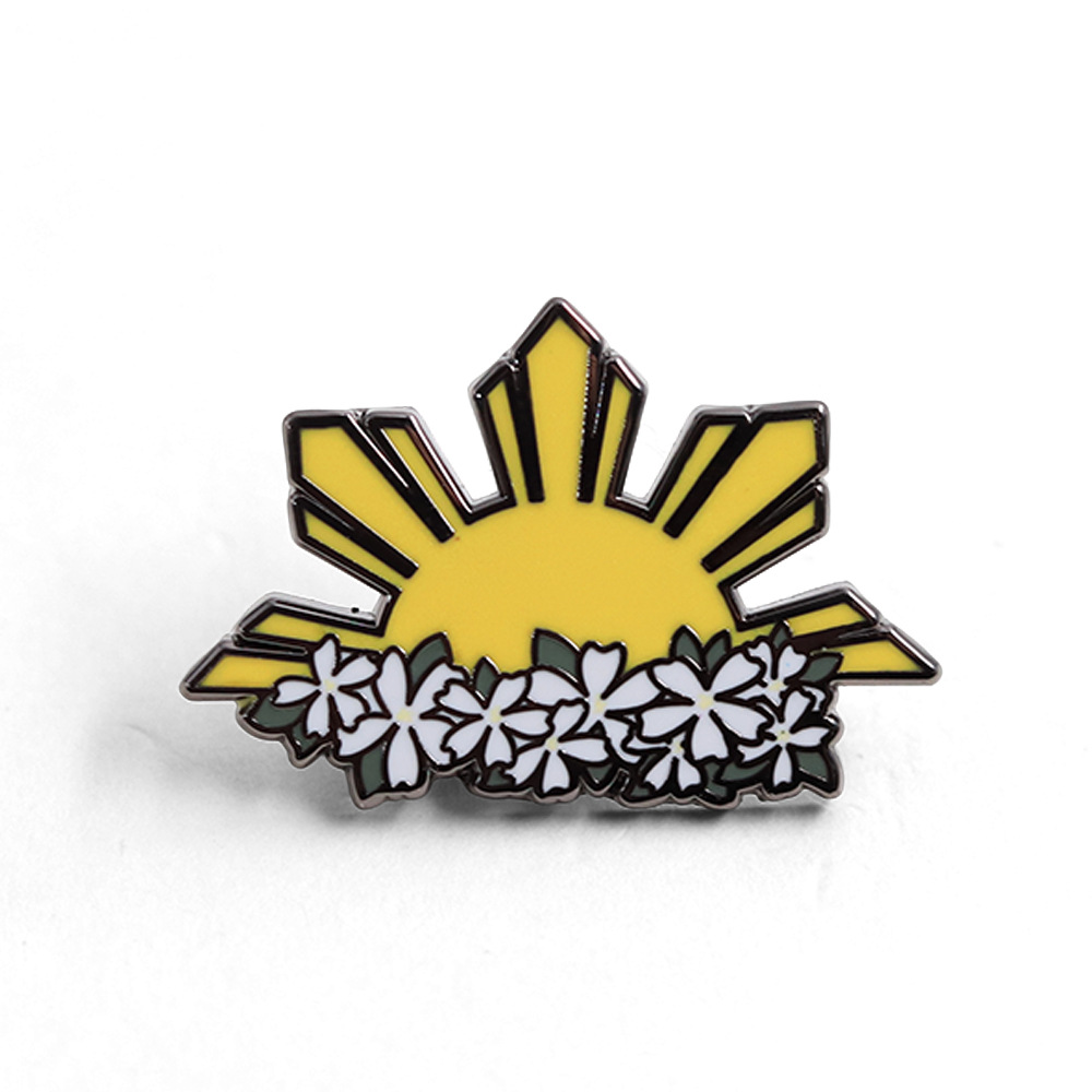 1 pc Philippines Sun Enamel Pi - Travel Accessories Philippines ulasan dan harga