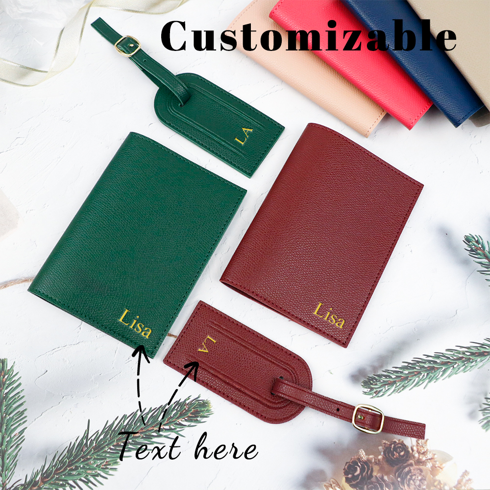 Customized letter pu leather a - Travel Accessories Gear ulasan dan harga