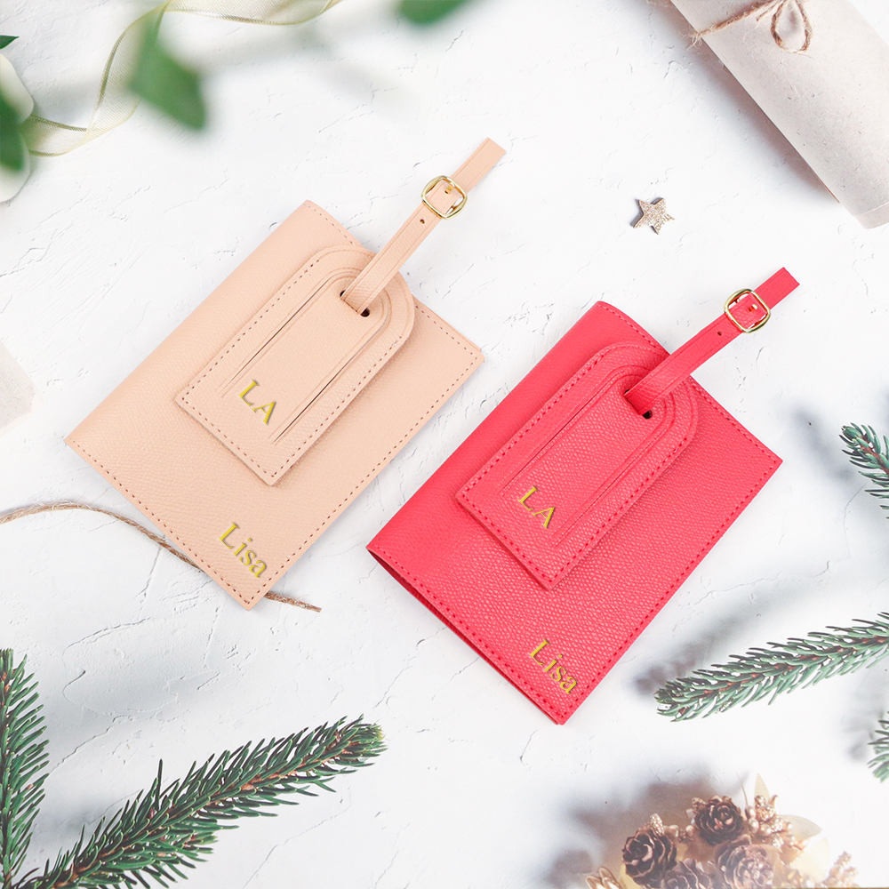 Customized letter pu leather a - Travel Accessories Gear ulasan dan harga