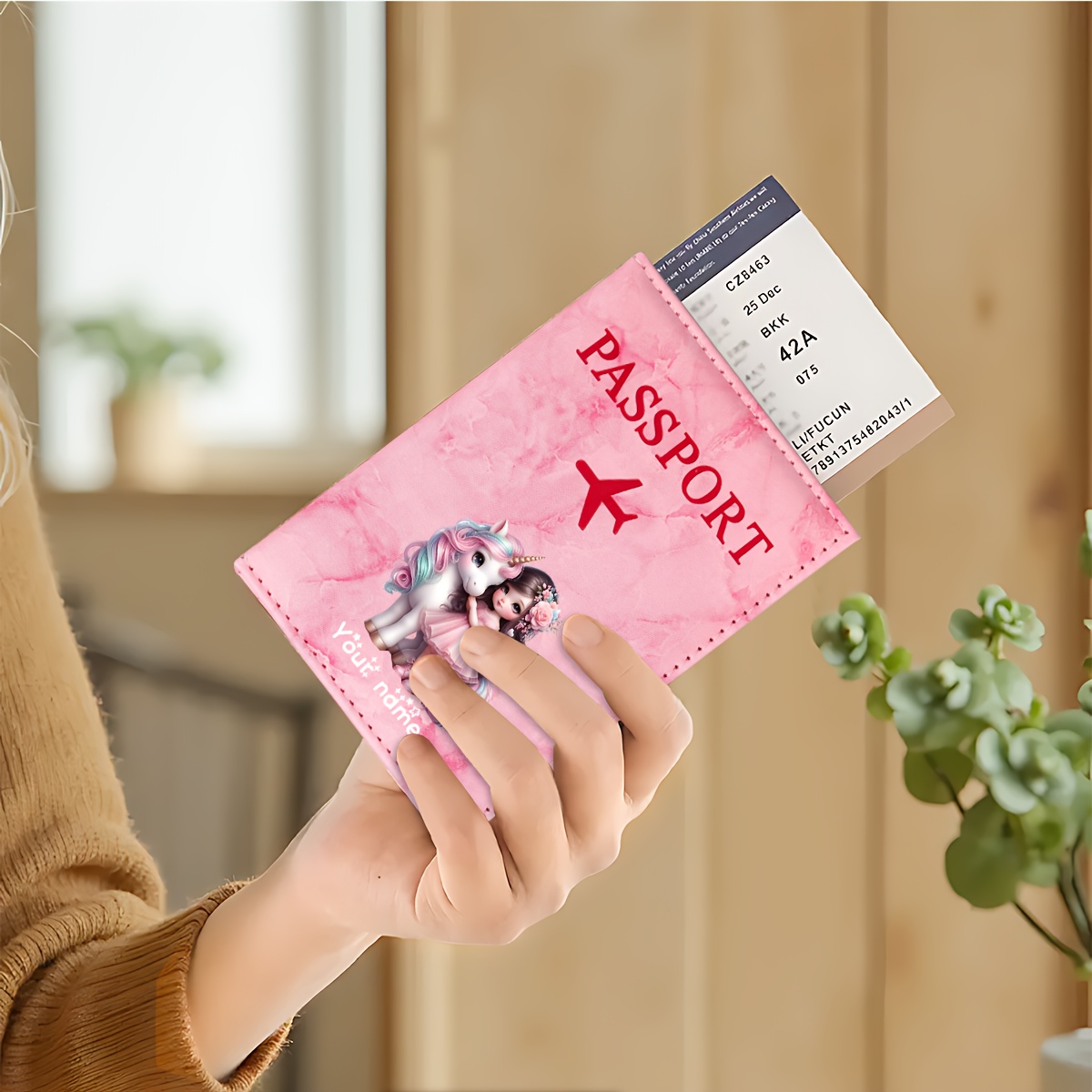 Unicorn Girl Pattern PU Passpo - Travel Accessories Gear ulasan dan harga