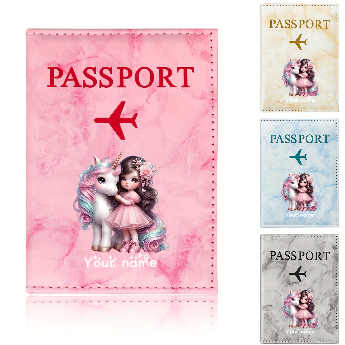 Unicorn Girl Pattern PU Passpo - Travel Accessories Gear ulasan dan harga