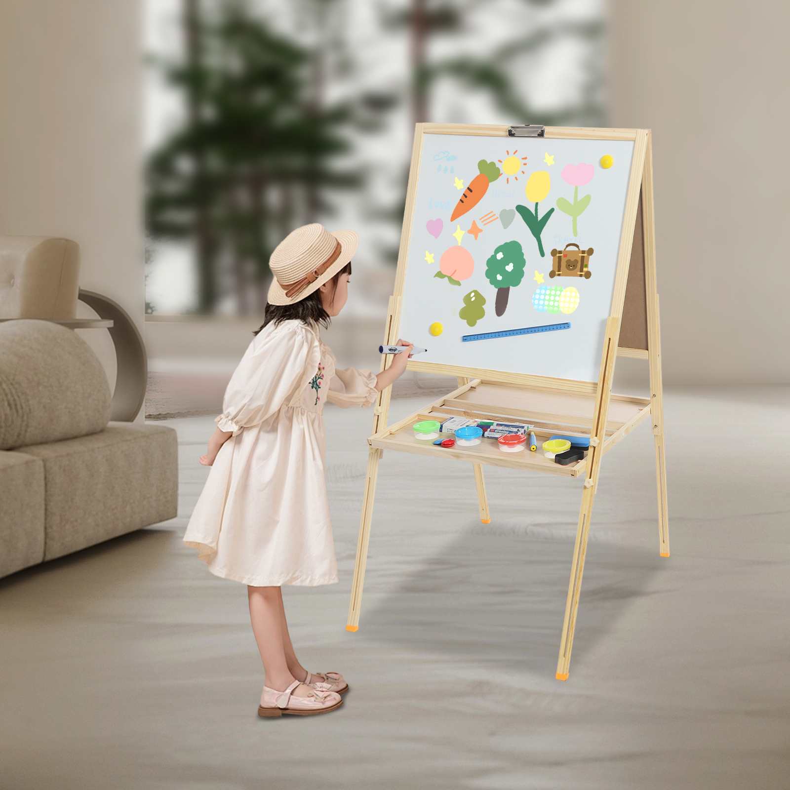 (Clearance Sale!) Art Easel Ad - Travel Accessories Drawing ulasan dan harga