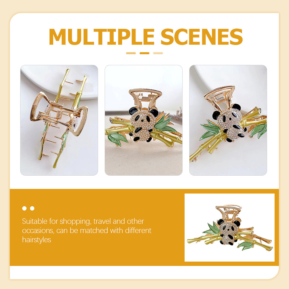 Panda Hair Claw Clip Women All - Travel Accessories Shops ulasan dan harga