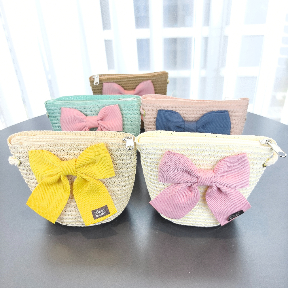 Girls 2pcs Straw Hat Solid Col - Travel Accessories For 6 Year Old ulasan dan harga