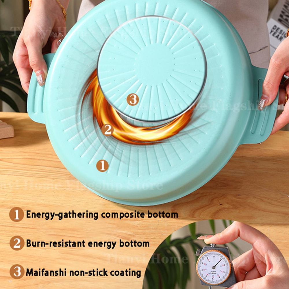 Grill Pan Round Non-Stick Barb - Travel Kitchen Accessories ulasan dan harga