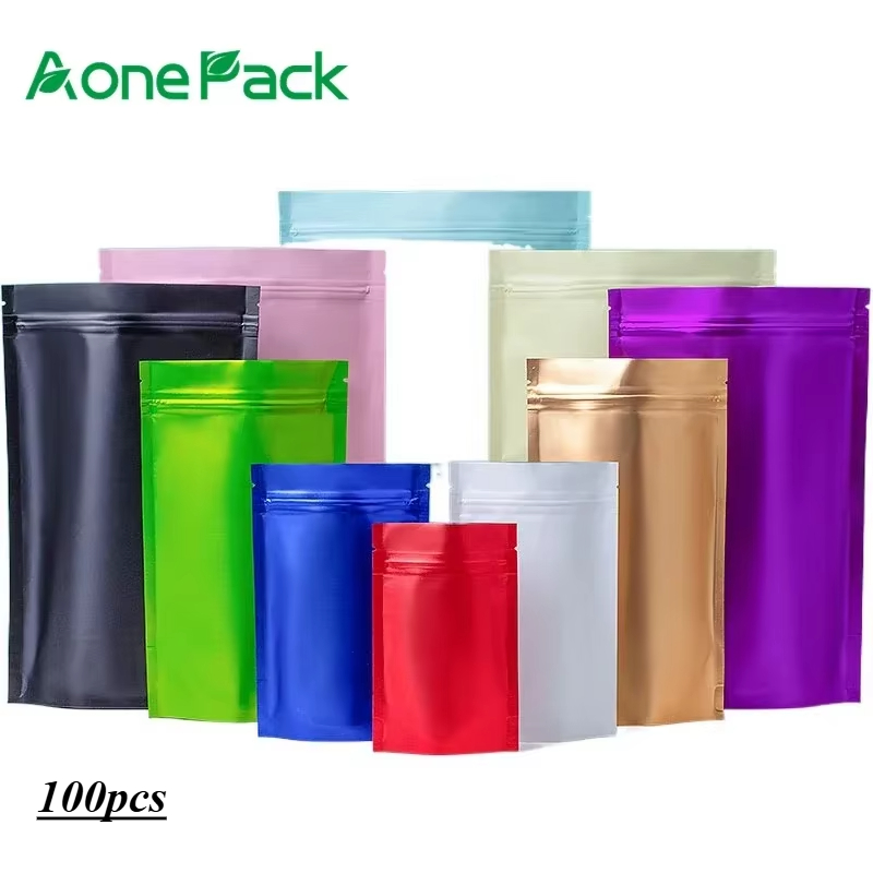 100pcs Custom Matt Finished Se - Reusable Zip Bag ulasan dan harga