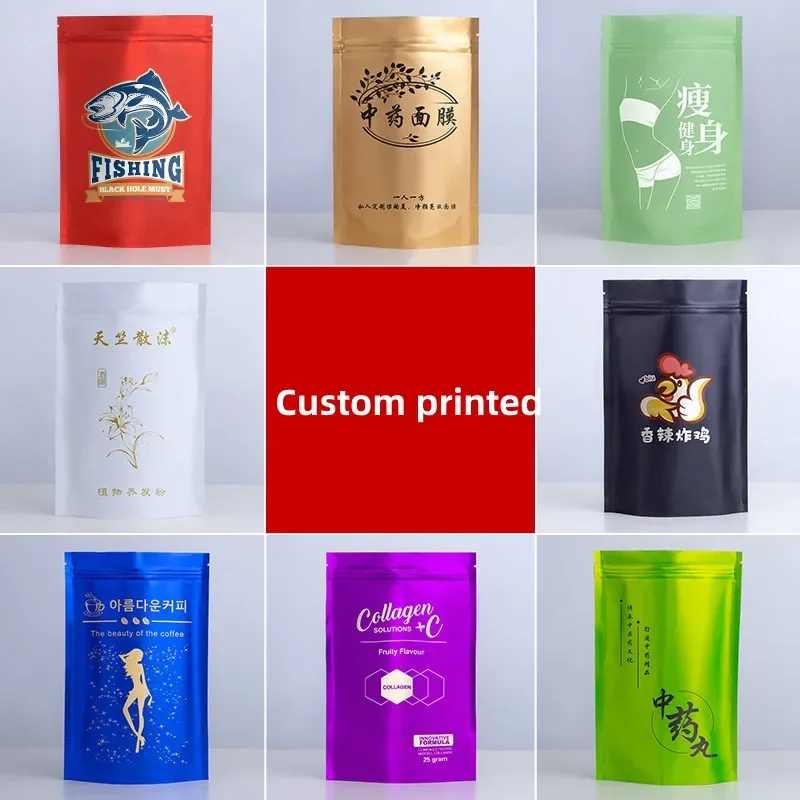100pcs Custom Matt Finished Se - Reusable Zip Bag ulasan dan harga