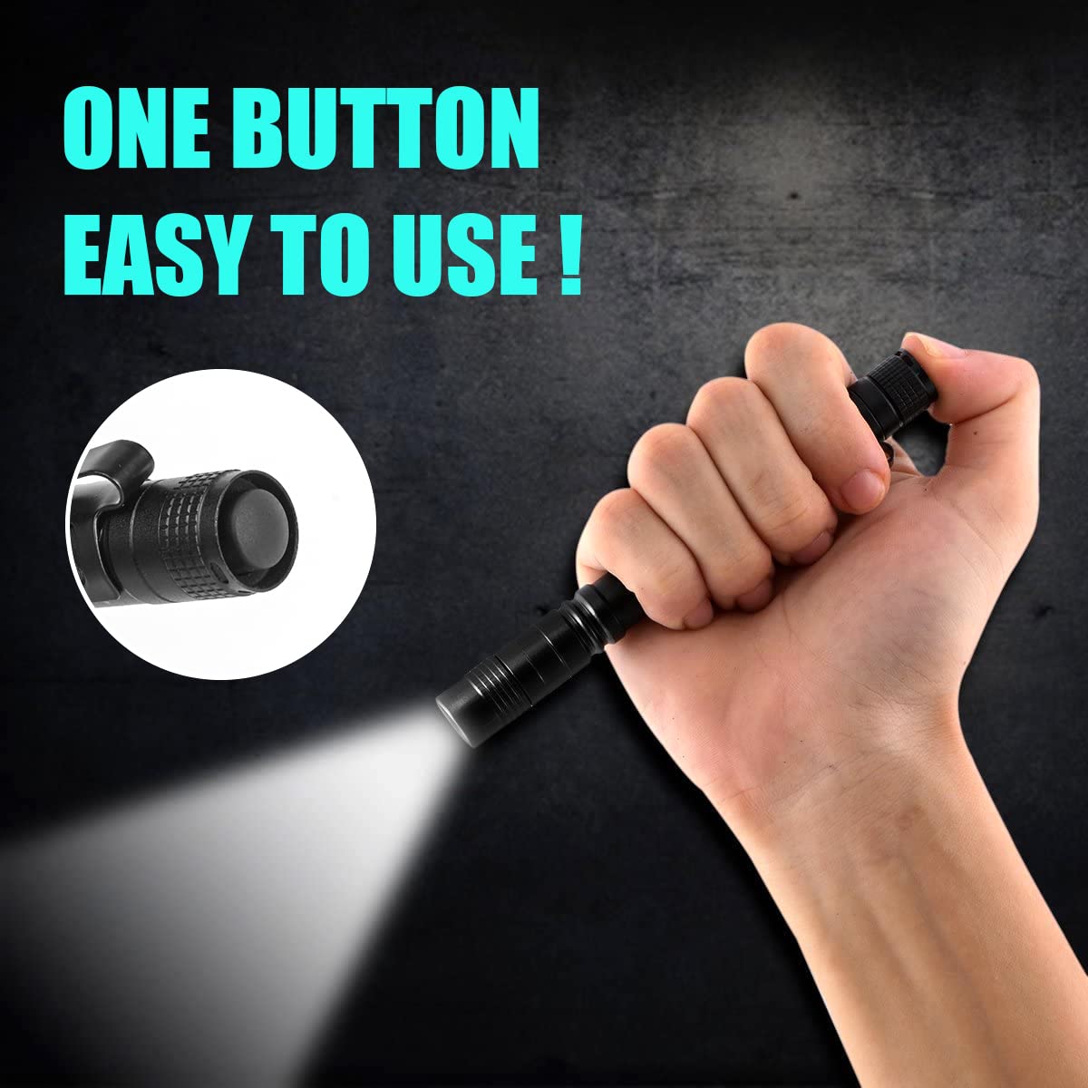 Portable Mini LED Pen Flashlig - Travel Accessories For Car ulasan dan harga