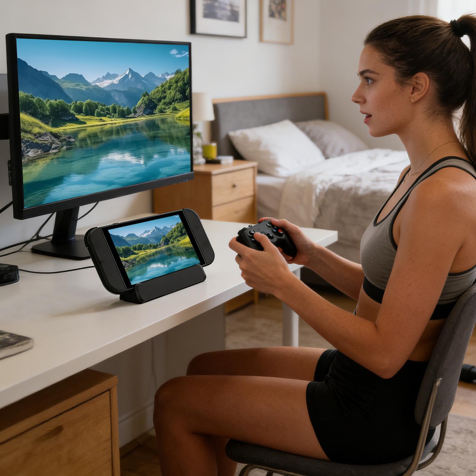 For Switch 2 Game Console Dock - Travel Accessories With Kids ulasan dan harga