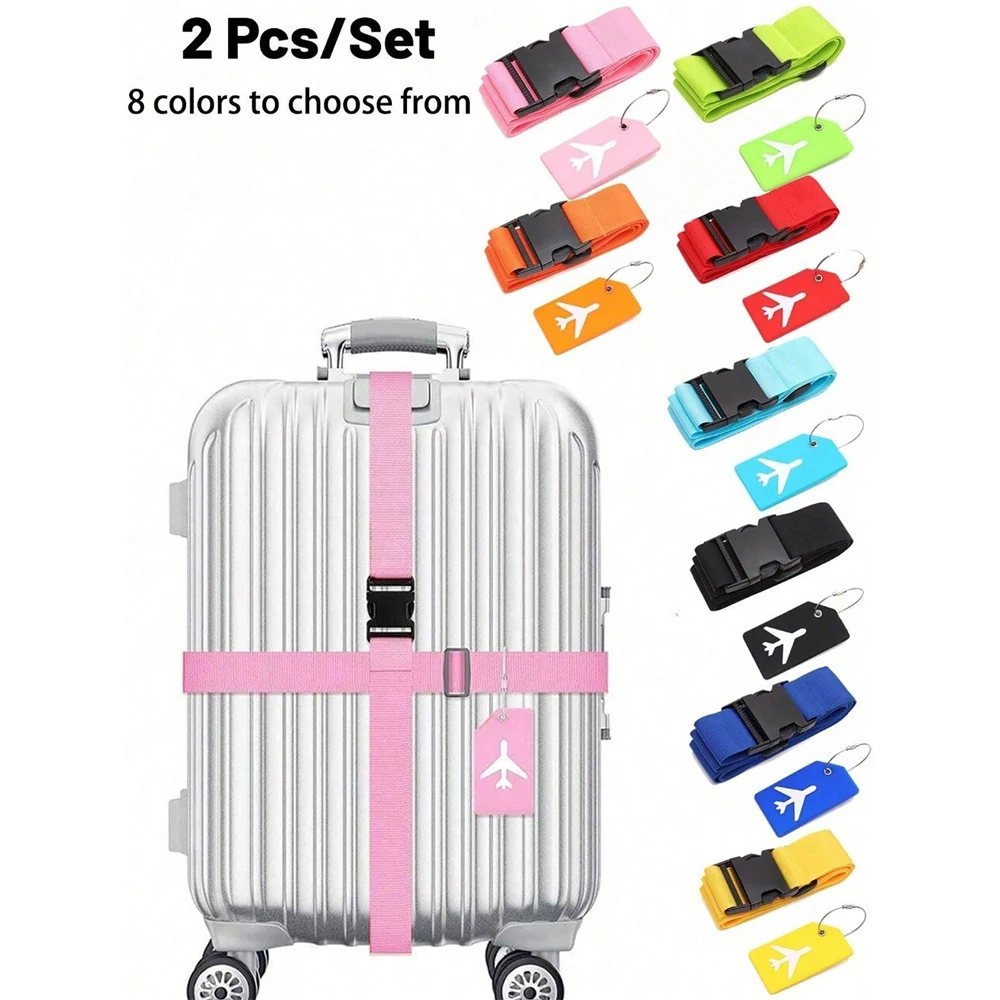 Luggage Strap Set with Luggage - Travel Accessories Gear ulasan dan harga