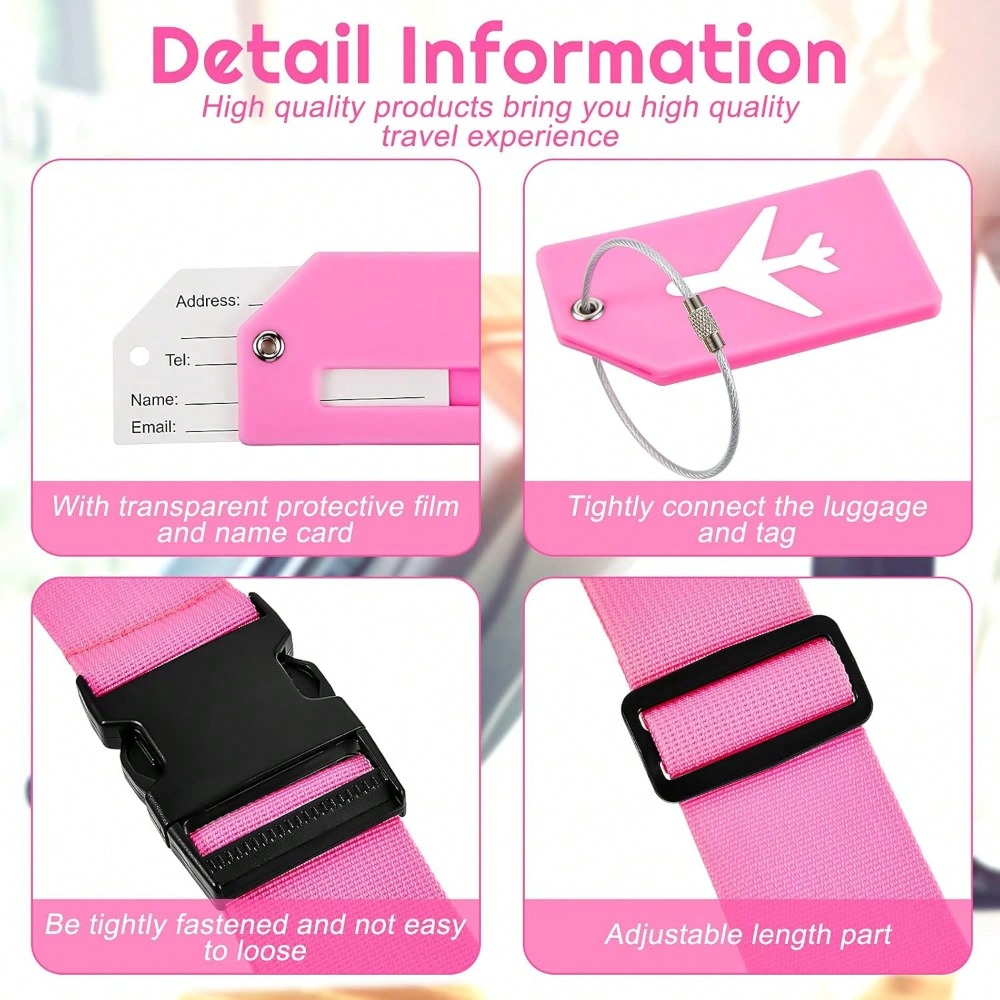 Luggage Strap Set with Luggage - Travel Accessories Gear ulasan dan harga
