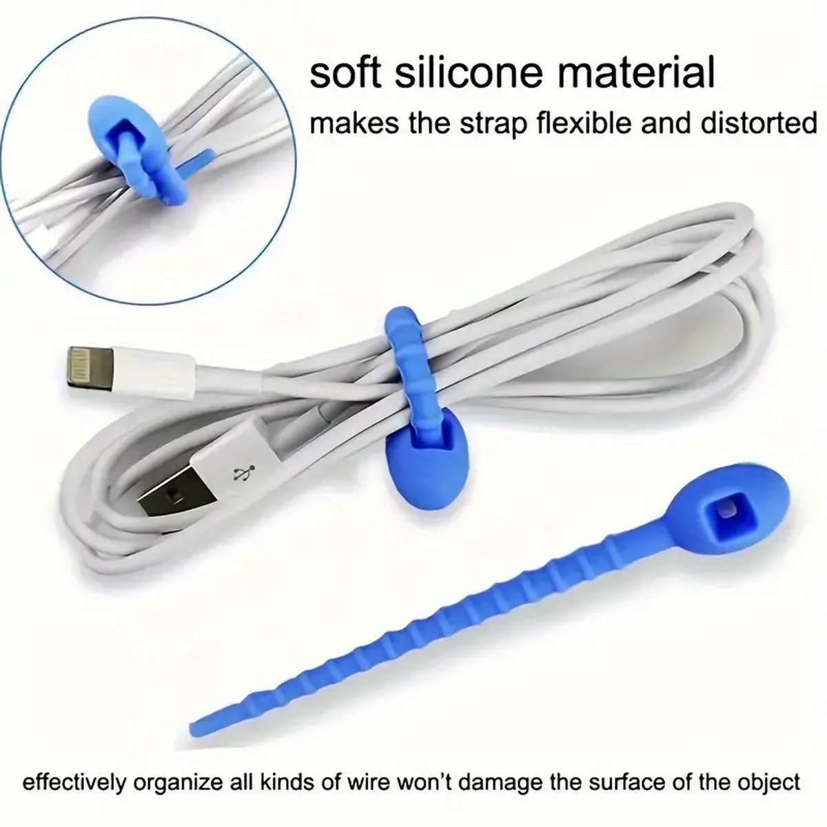 Silicone Reusable Cable Wire O - Reusable Zip Bag ulasan dan harga