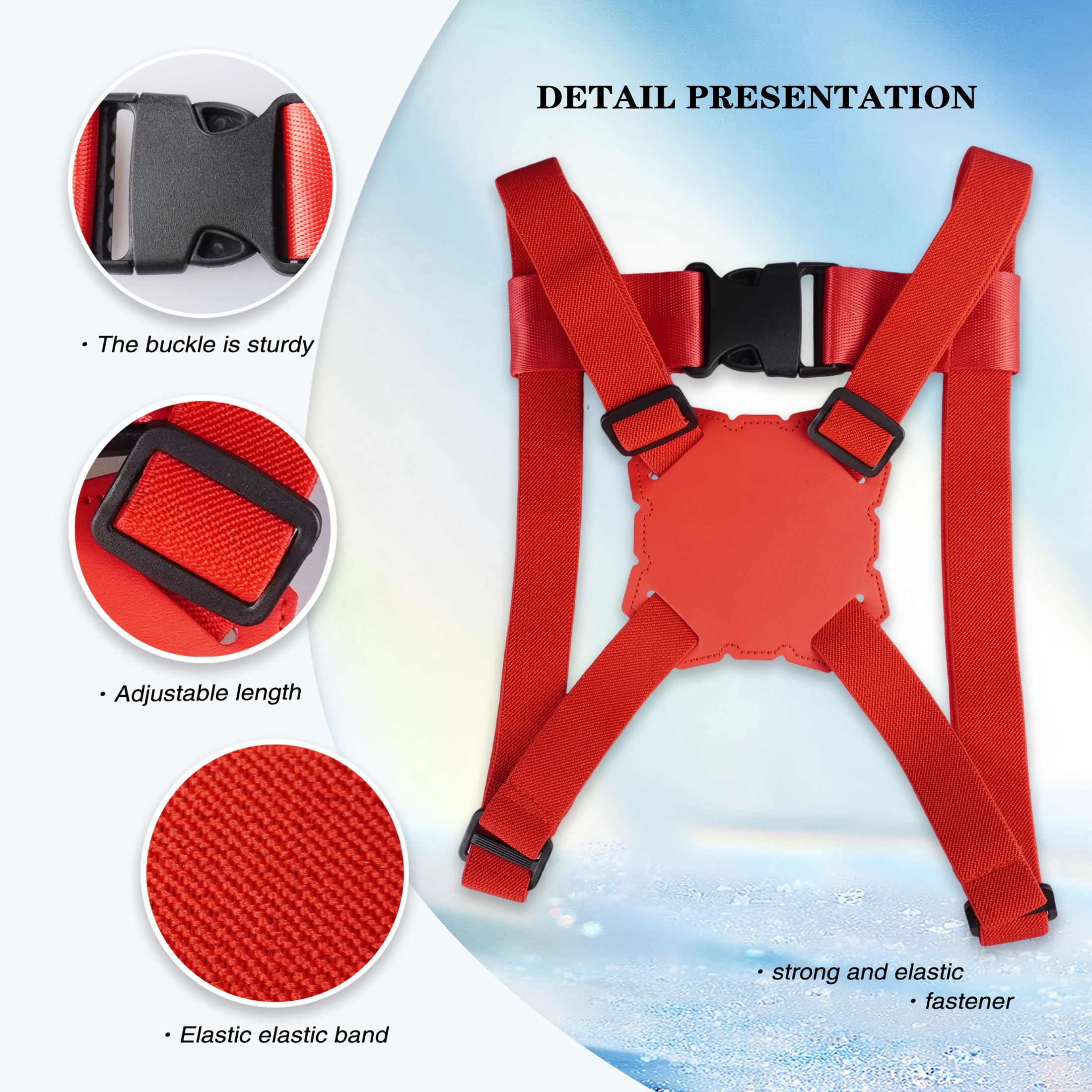 2-Piece Luggage Strap Set + Lu - Travel Accessories Gear ulasan dan harga
