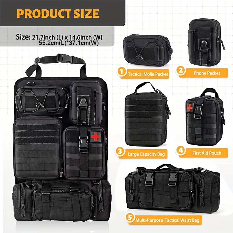 [Universal] Car Seat Back Orga - Travel Accessories For Car ulasan dan harga