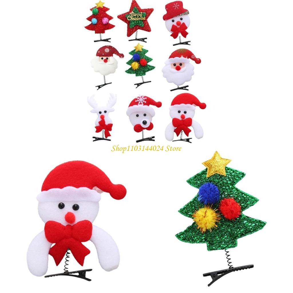 Cartoon Christmas Hair Clip Fe - Travel Accessories Shops ulasan dan harga