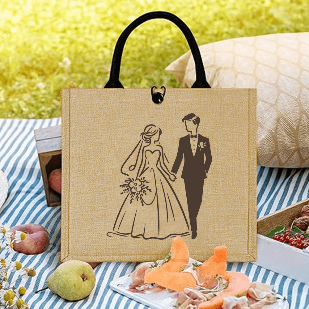 Retro Wedding Tote Bag Ideal f - Travel Accessories Shops ulasan dan harga