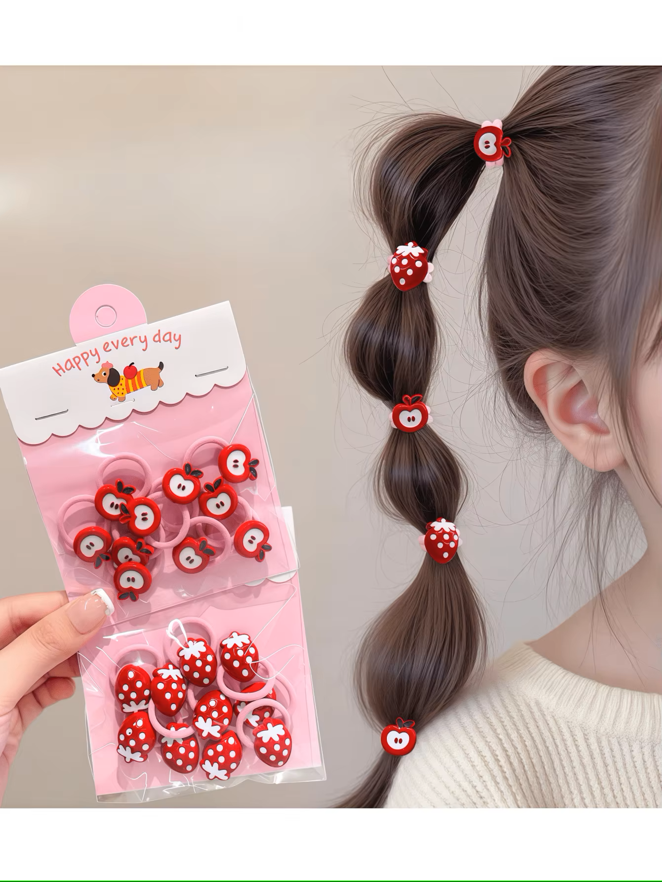 10/20pc Cute Strawberry & Appl - Travel Accessories For 6 Year Old ulasan dan harga