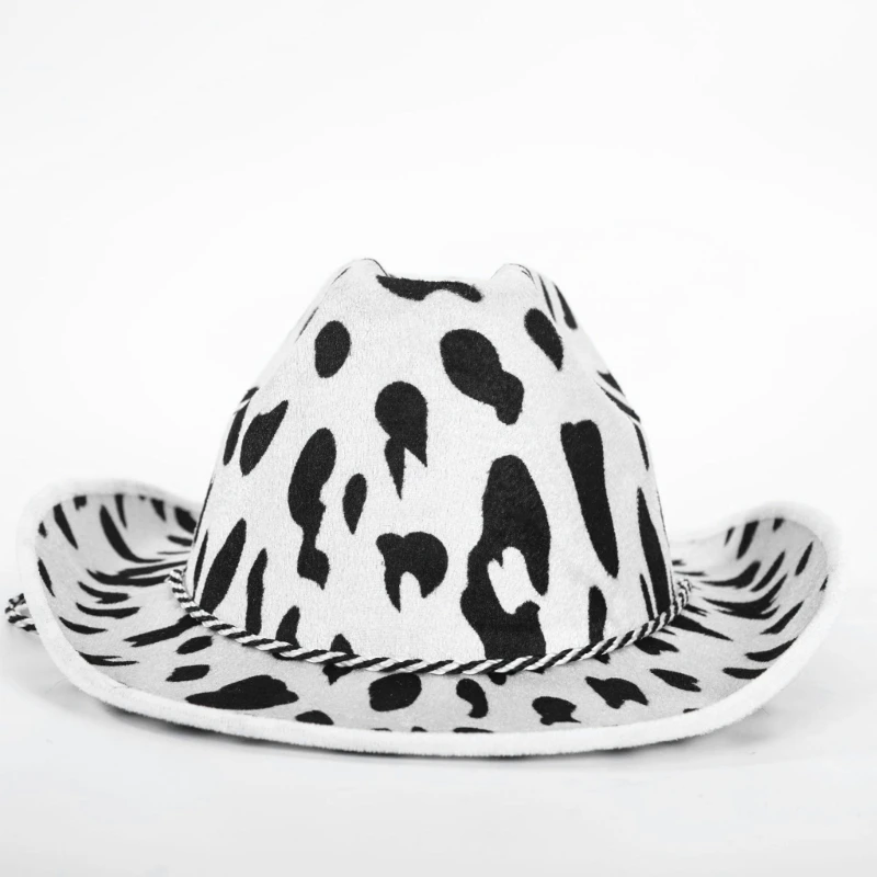 Cow Pattern Cowboy Hats Men an - Travel Accessories Drawing ulasan dan harga