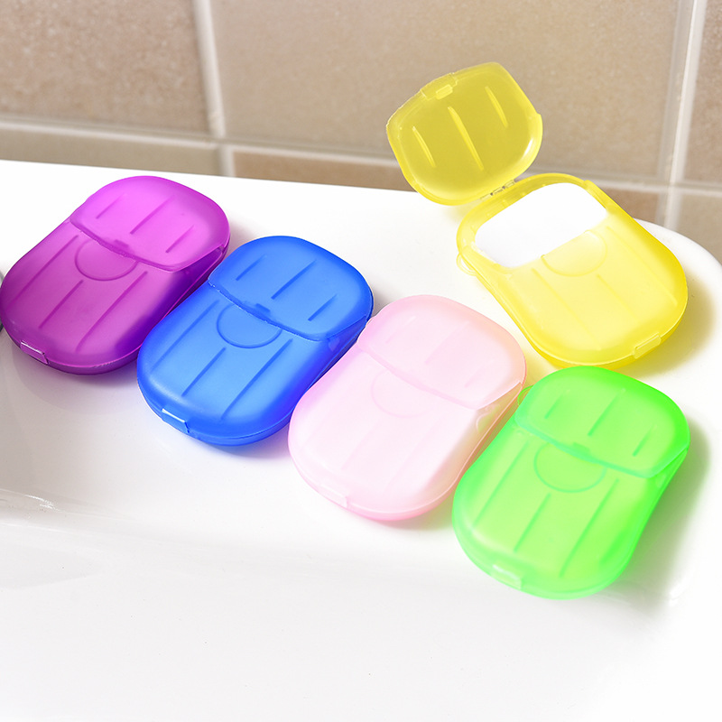 20 PCS Travel Soap Paper Dispo - Travel Kitchen Accessories ulasan dan harga