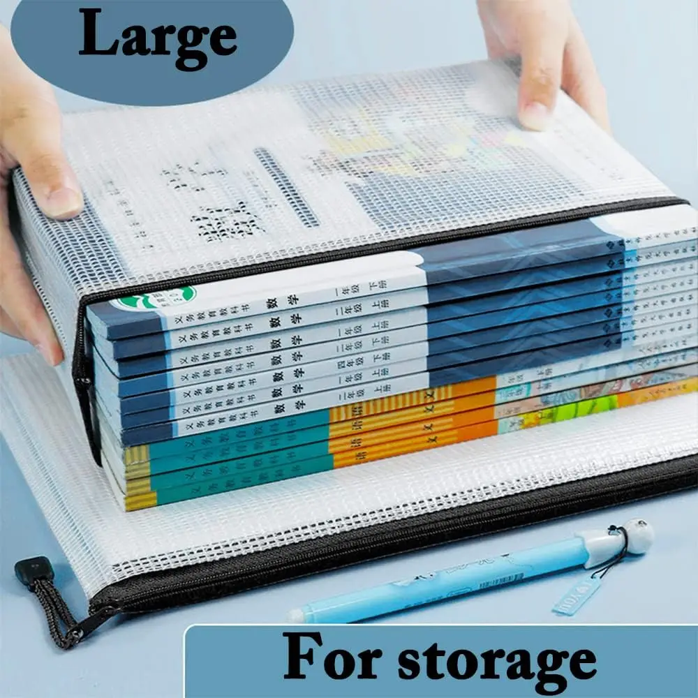 3/5PCS Stationery Storage Bag  - Reusable Zip Bag ulasan dan harga