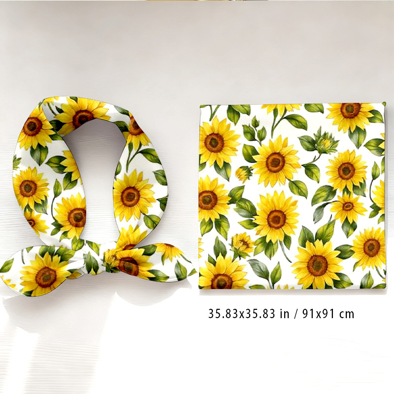 Fashionable Square Scarf - Ver - Travel Accessories Shops ulasan dan harga