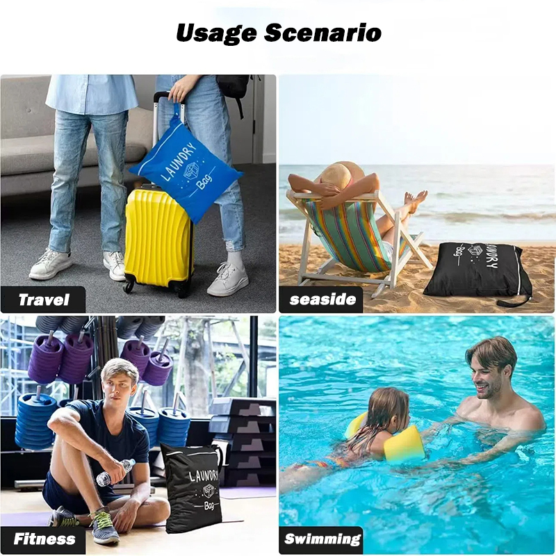 Travel Laundry Bags with Zip,  - Reusable Zip Bag ulasan dan harga