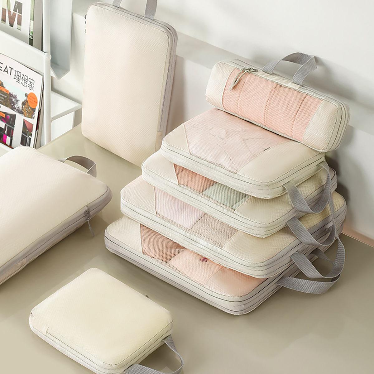 5pcs/set Lightweight Portable  - Travel Accessories Kit Bag ulasan dan harga
