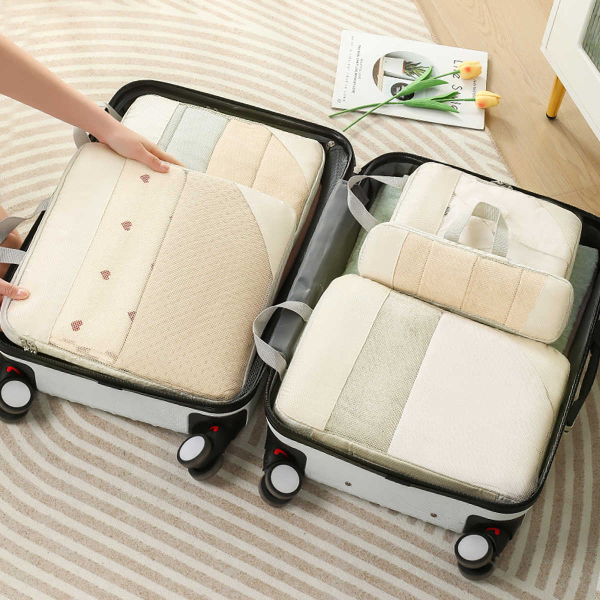 5pcs/set Lightweight Portable  - Travel Accessories Kit Bag ulasan dan harga