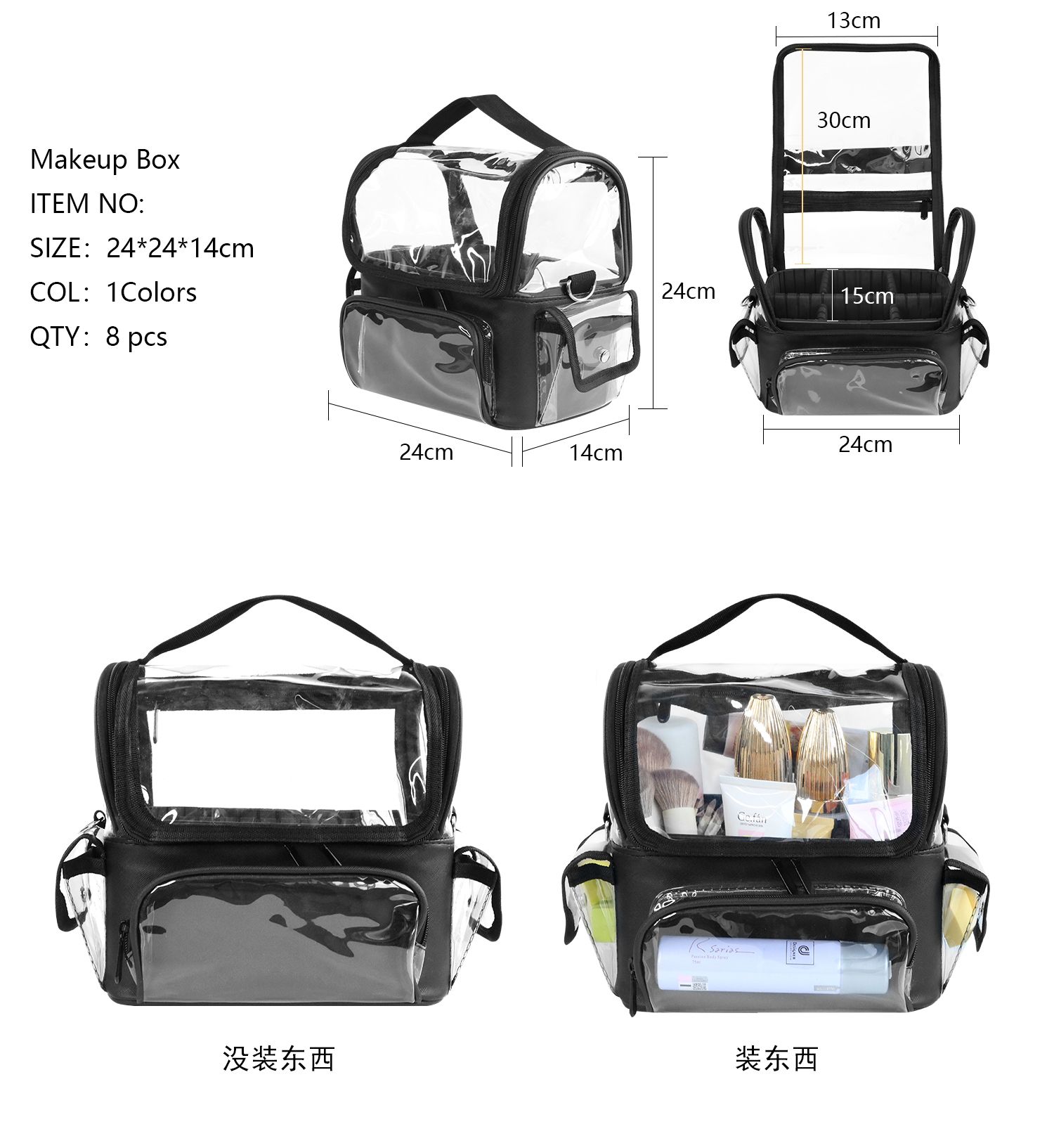 Makeup Brush Holder Backpack M - Travel Z ulasan dan harga