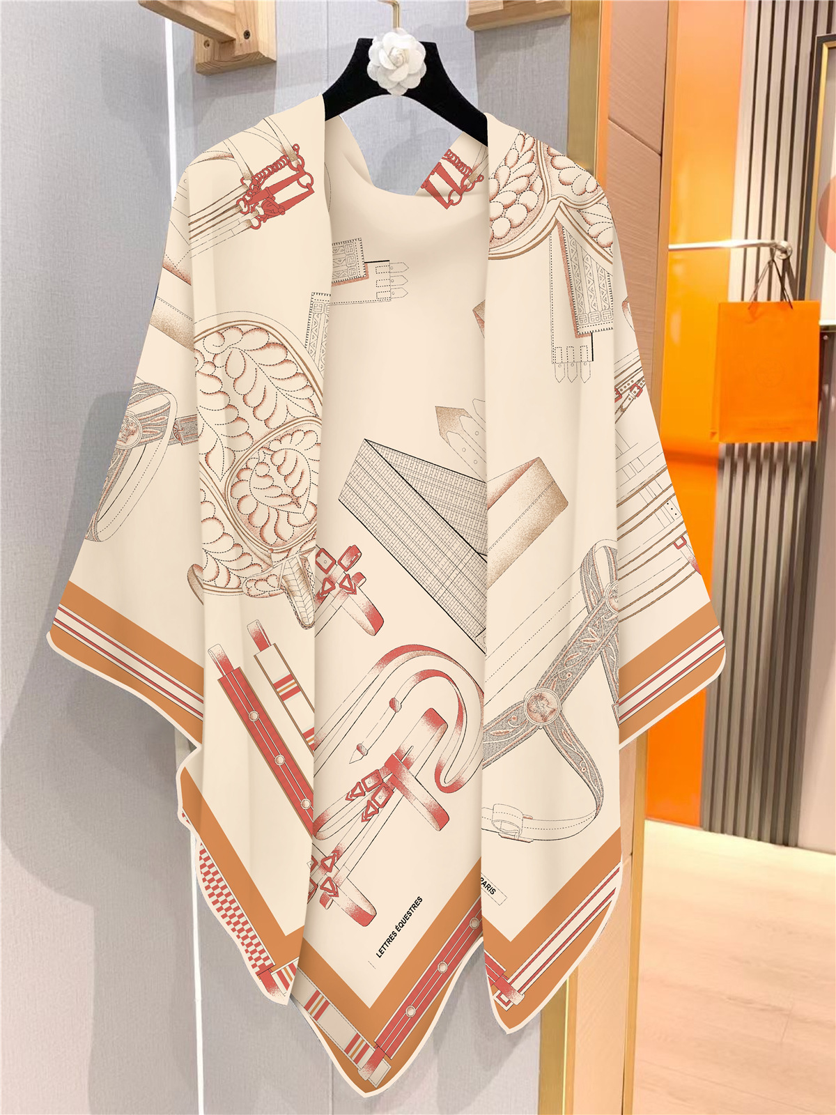 Faux Silk Wool Warm Scarf Wome - Travel Accessories High End ulasan dan harga
