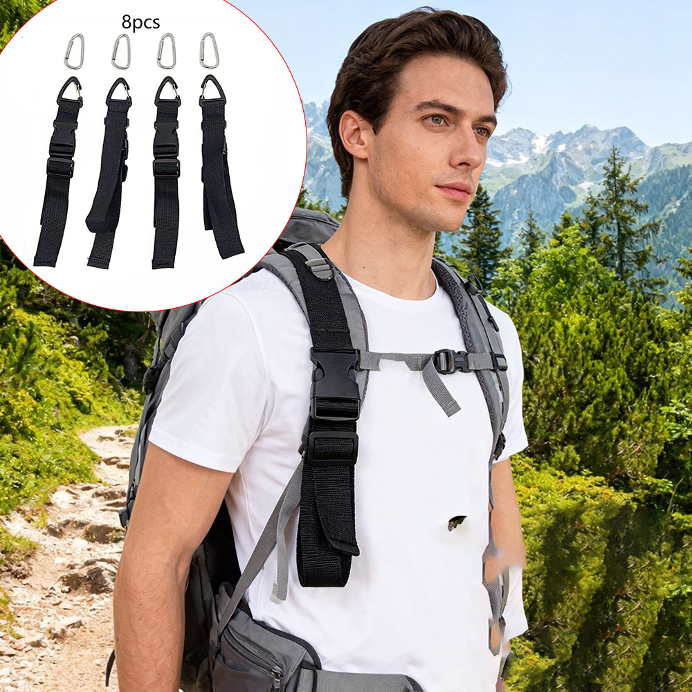 8-Piece External Bag Accessori - Travel Accessories Gear ulasan dan harga