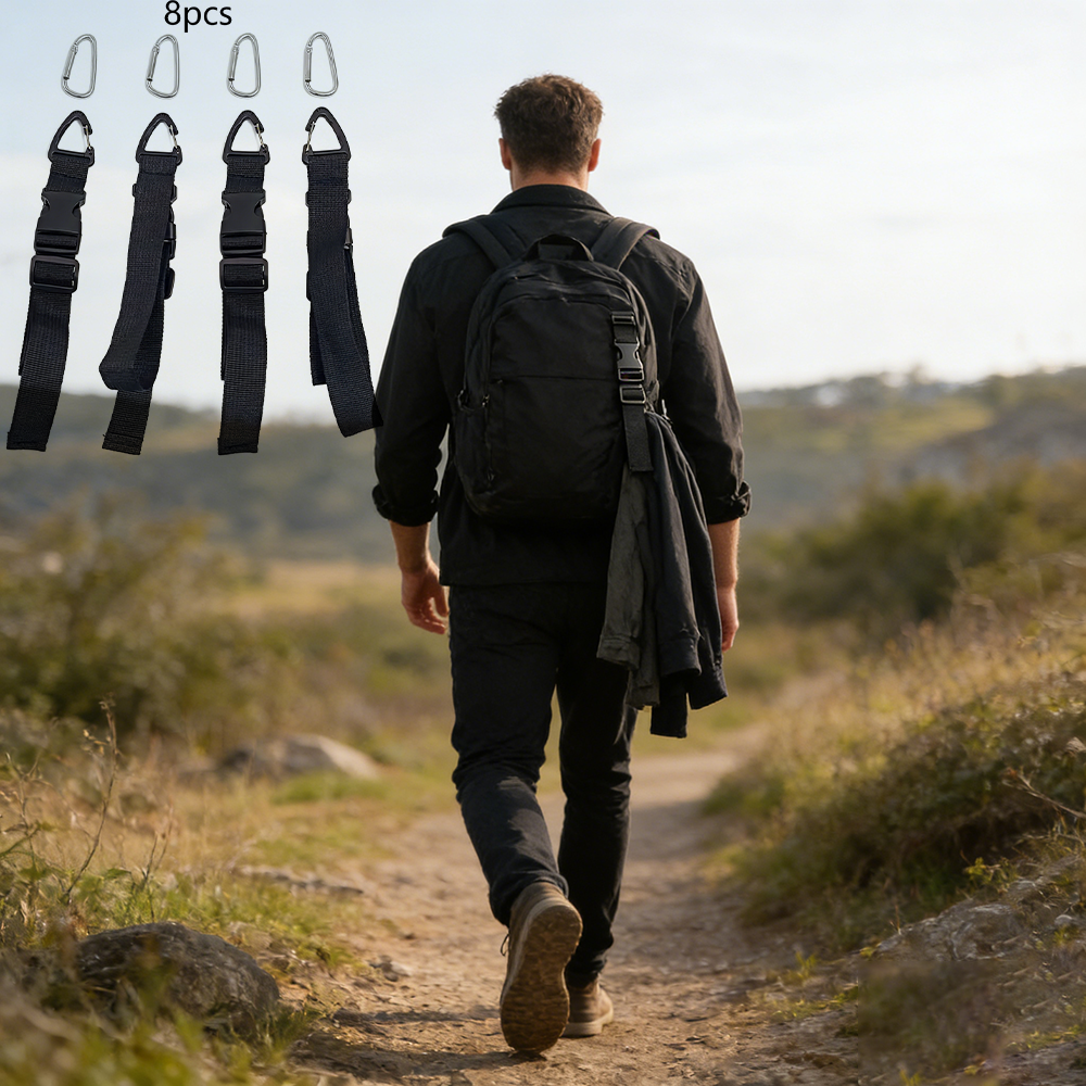8-Piece External Bag Accessori - Travel Accessories Gear ulasan dan harga