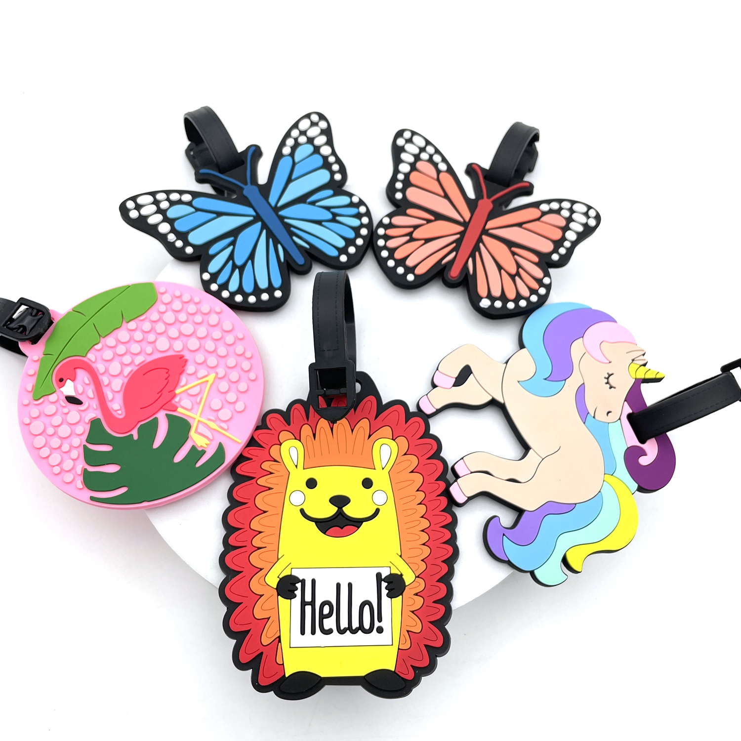 1PC PVC Soft Rubber Luggage Ta - Travel Accessories Gear ulasan dan harga