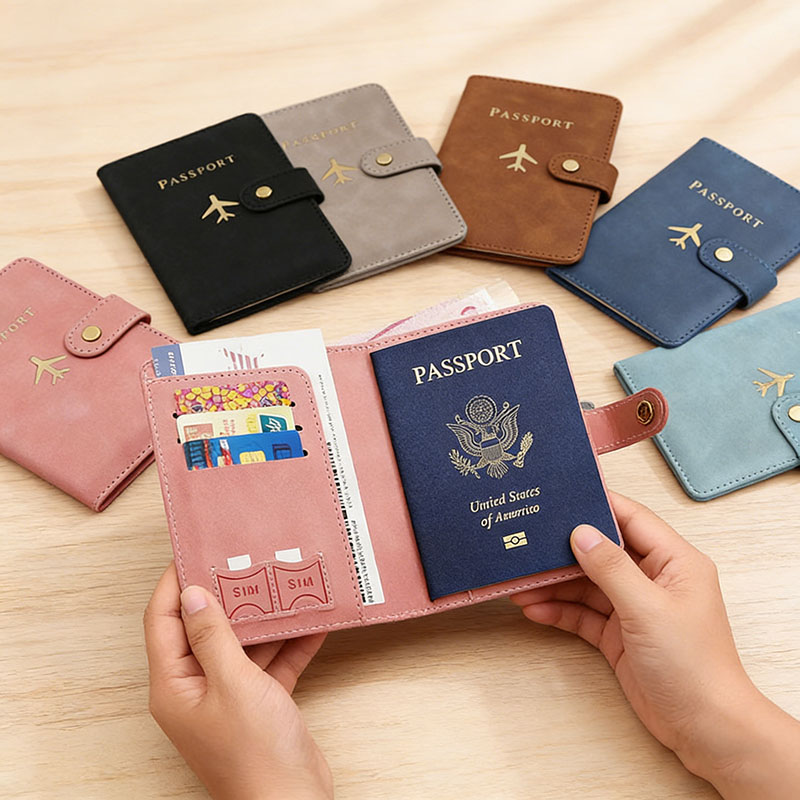 Leather Passport Holder Covers - Travel Accessories Wallet ulasan dan harga