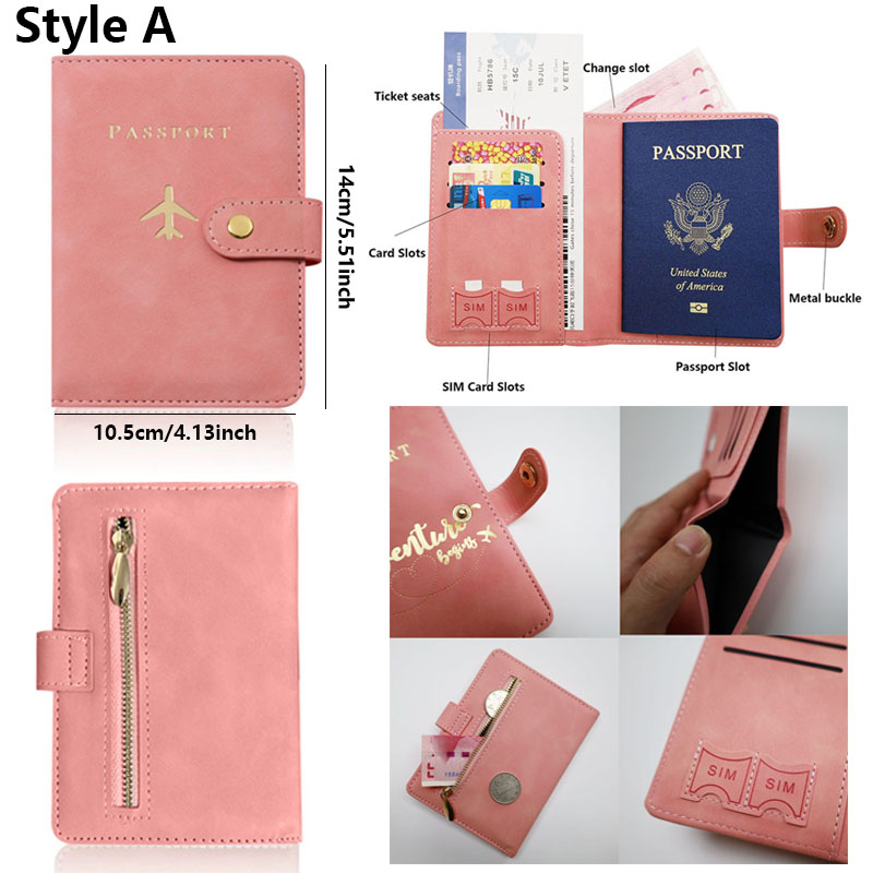 Leather Passport Holder Covers - Travel Accessories Wallet ulasan dan harga