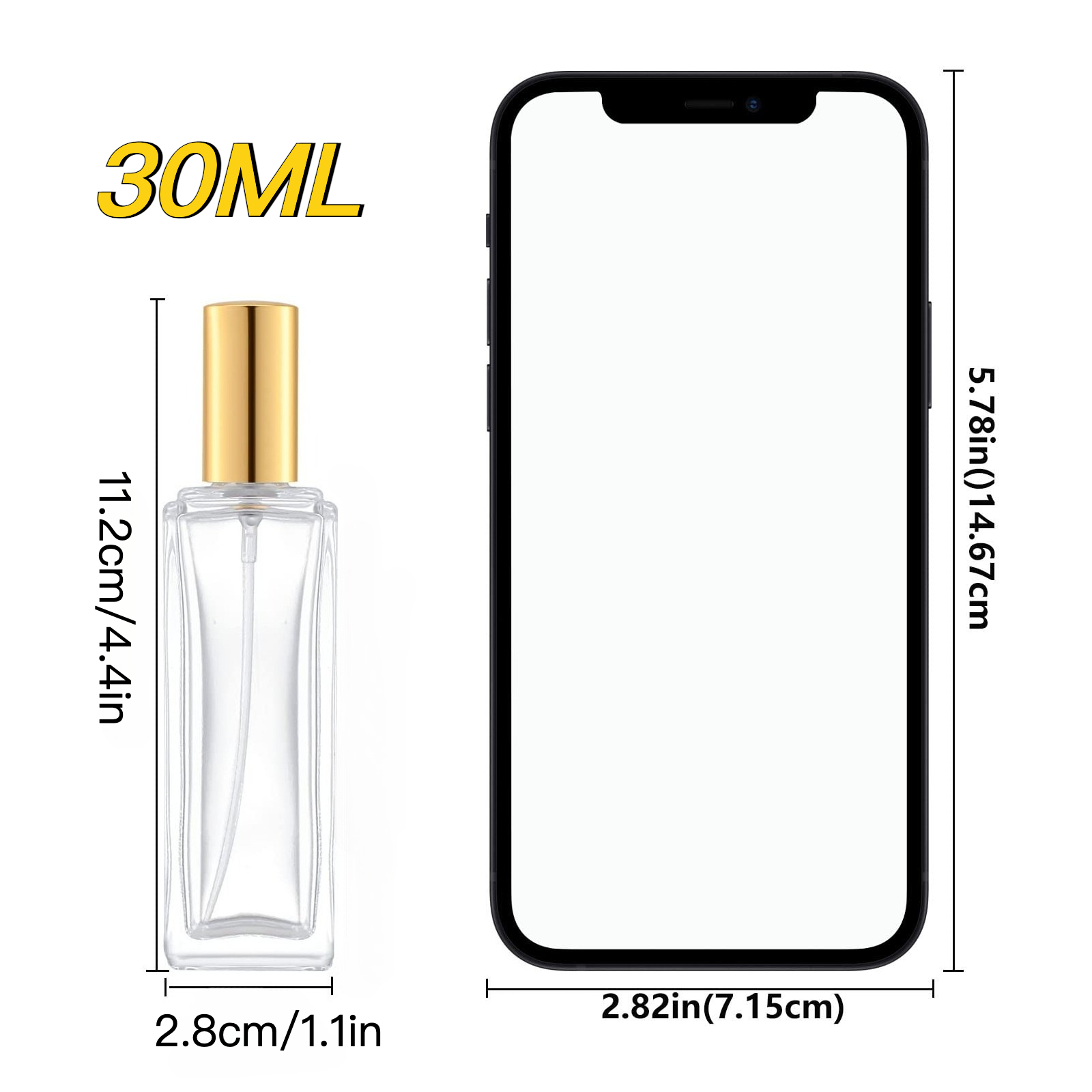 2pcs Perfume Bottle Spray Empt - Travel Accessories High End ulasan dan harga