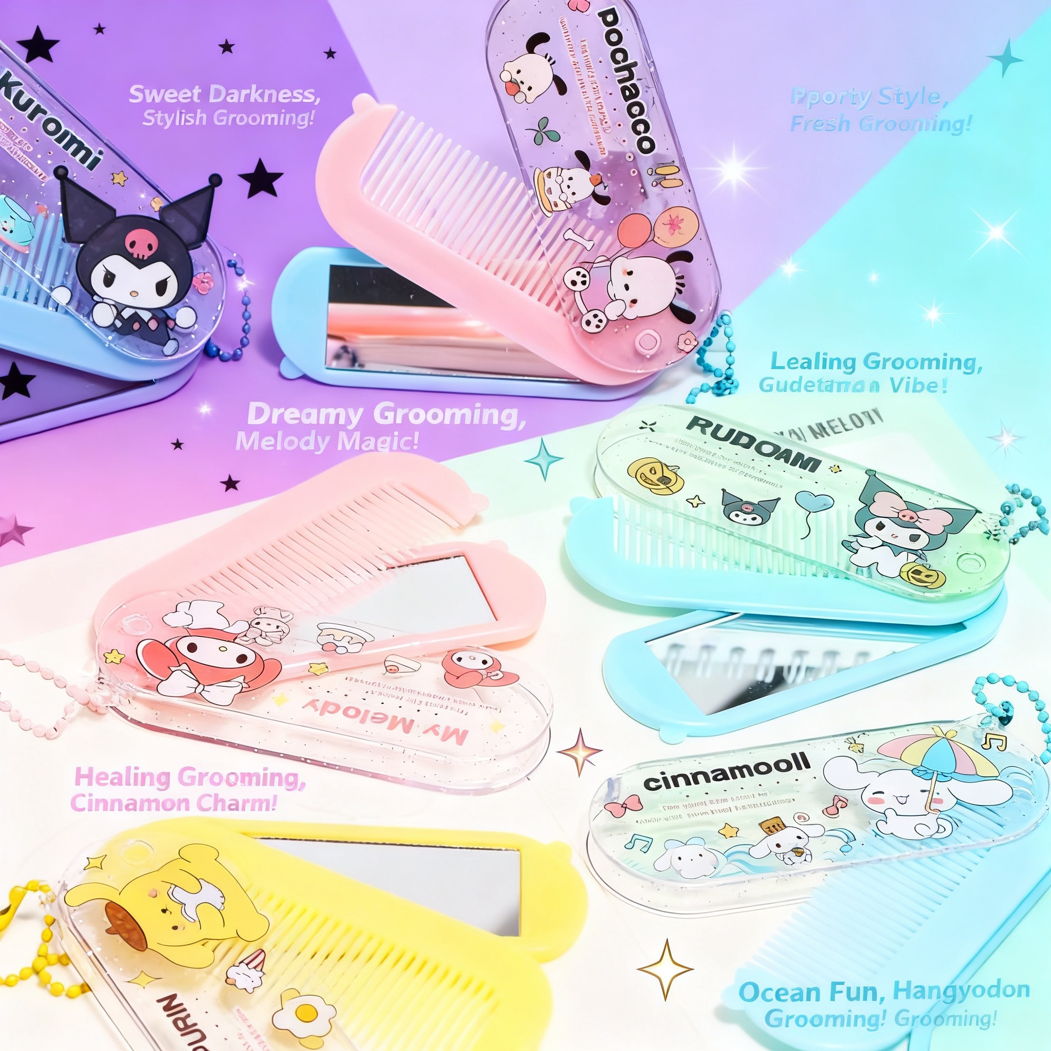 Cartoon Folding Small Comb And - Best Travel Accessories Japan ulasan dan harga