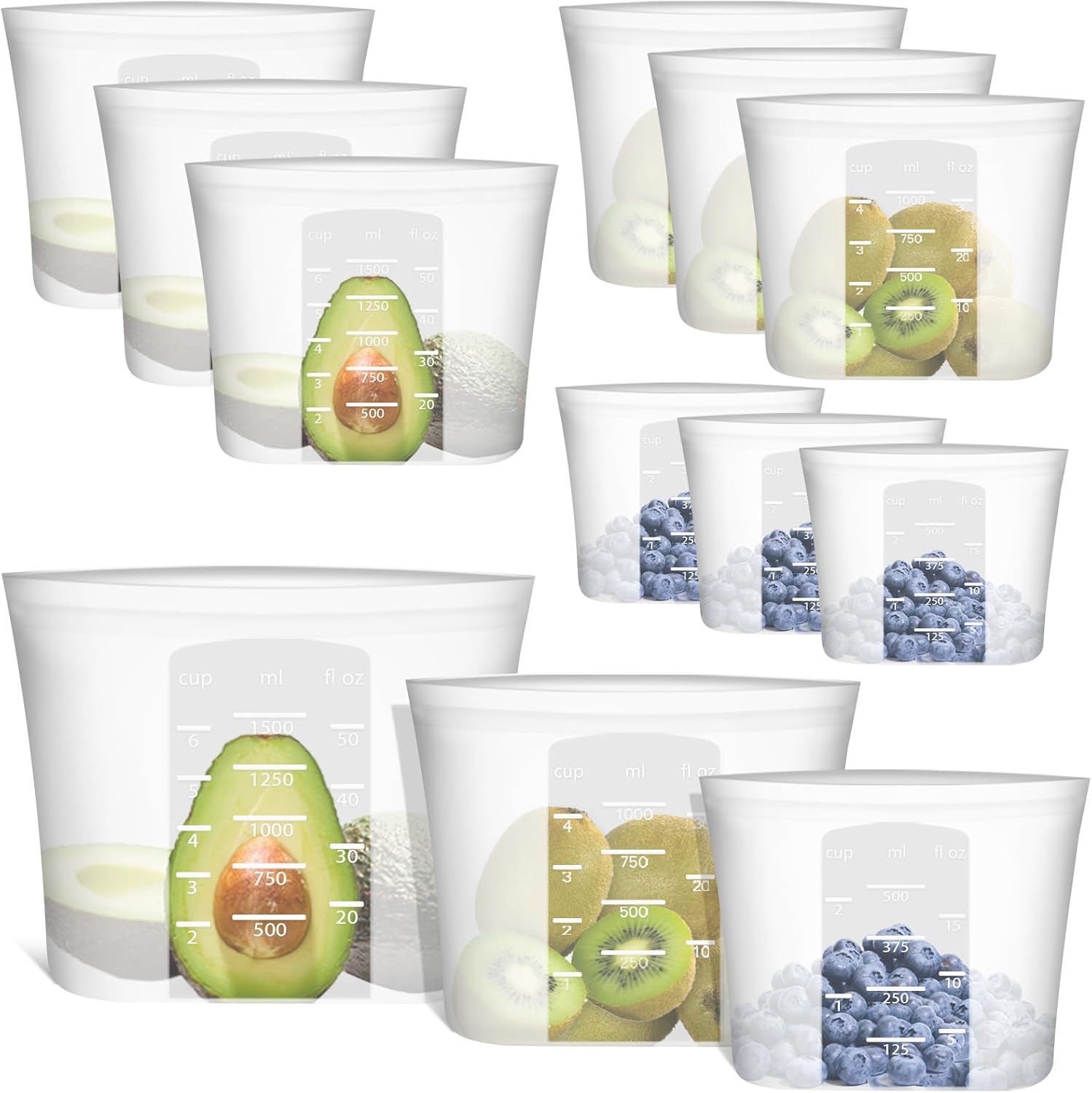 100% Silicone Reusable Storage - Reusable Zip Bag ulasan dan harga