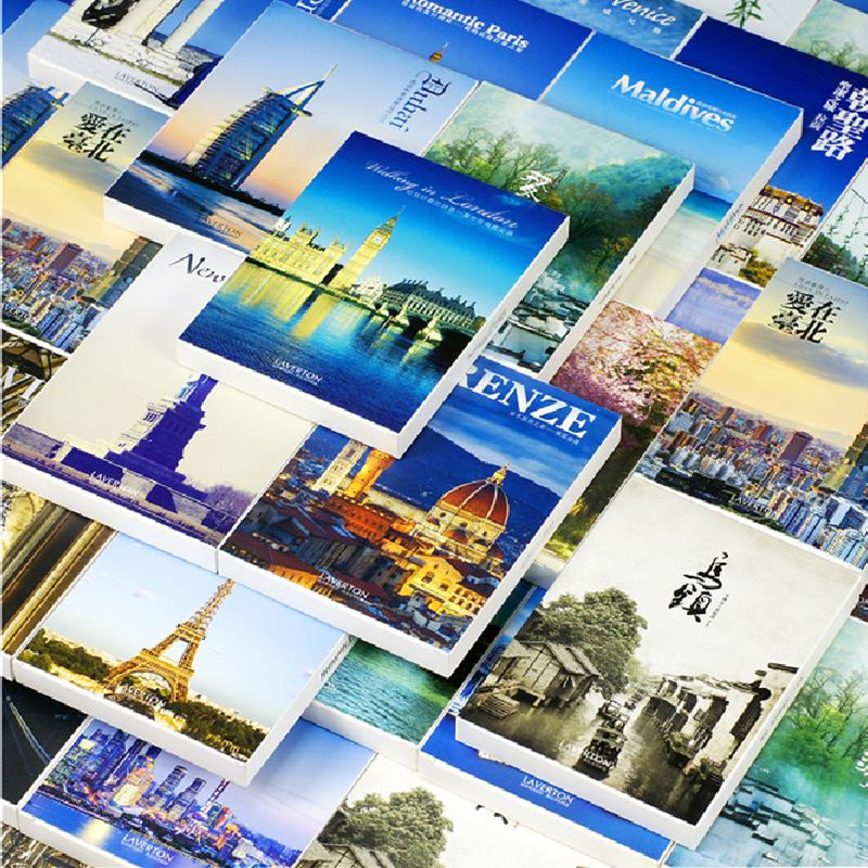 30Pcs 10x14cm Travel Landscape - Travel Z ulasan dan harga